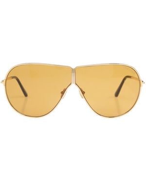 Tom Ford Logo Sunglasses - Metallic