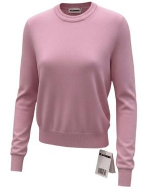 Jil Sander Long-Sleeved Knitwear - Pink