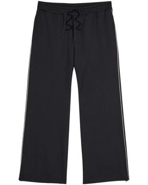 Valentino Drawstring Twill Track Pants - Blue