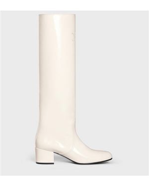 Celine Les Bottes Triomphe High Boot - White
