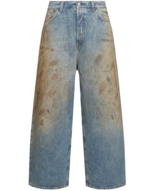 Acne Studios Highwaist Straightleg Pants - Blue