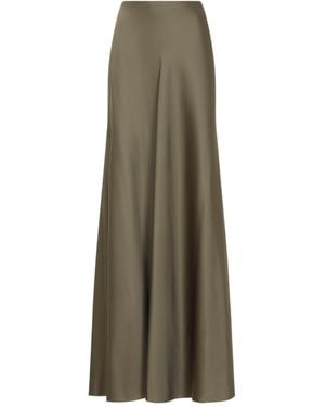 Ralph Lauren Masina Satin Maxi Skirt - Natural