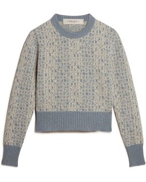 Golden Goose Crewneck Long-Sleeved Jumper - Grey