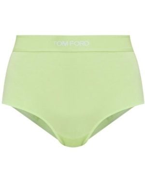 Tom Ford High Waist Briefs - Green
