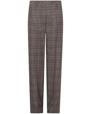 Marella Pleated Casual Pants - Brown