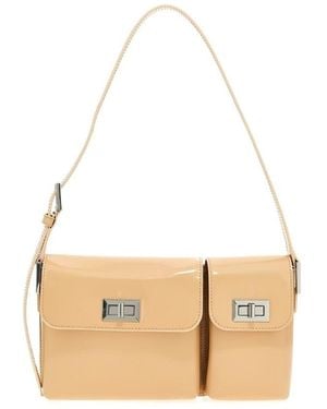BY FAR Billy Shoulder Bag - White