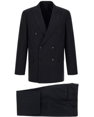 Brioni Double-Breasted Suits - Blue