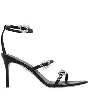 Sophia Webster Crystal Embellished Strappy Court Shoes - Metallic
