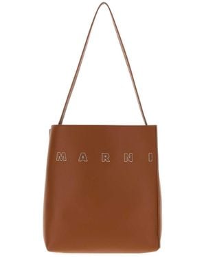 Marni Museo Shoulder Bag - Brown