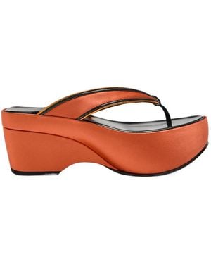 Dries Van Noten 50 Satin Thong Sandals - Multicolour