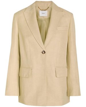 JOSEPH Woven Blazer - Natural