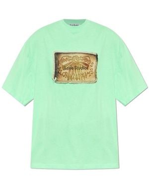 Acne Studios Short-Sleeved T-Shirt - Green