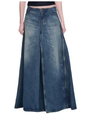 Y. Project Denim Skirt - Blue
