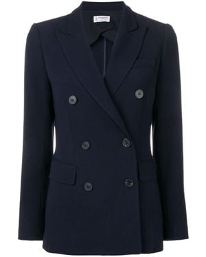 Alberto Biani Double-Breasted Tailored Blazer - Blue