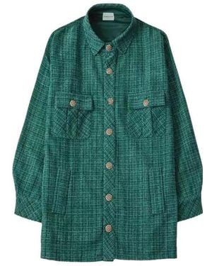 CHARLIE LUCIANO Four-Pocket Shirt Casual Jacket - Green