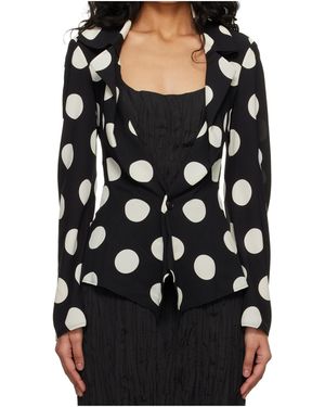 Junya Watanabe Printed Blazer - Black