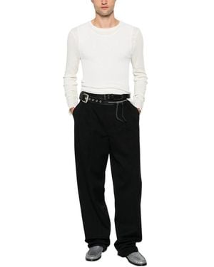 Magliano Casual Pants With Belt Loops - Black