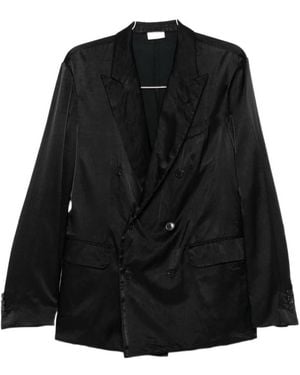 Dries Van Noten Long-Sleeved Suit Jacket - Black