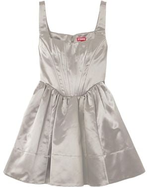 STAUD Landscape Mini Dress - Grey