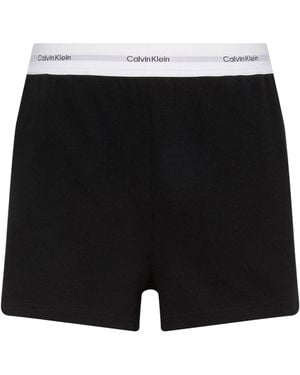 Calvin Klein Comfortable Fleece Shorts - Black