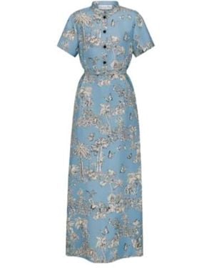 Dior Iviera Long Shirtdress - Blue