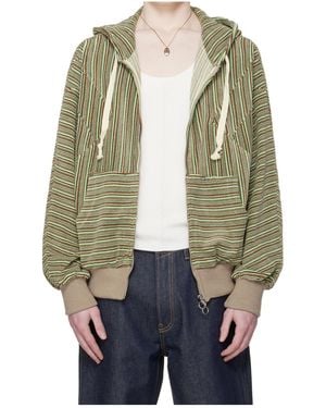 Edward Cuming Striped Hoodie - Multicolour