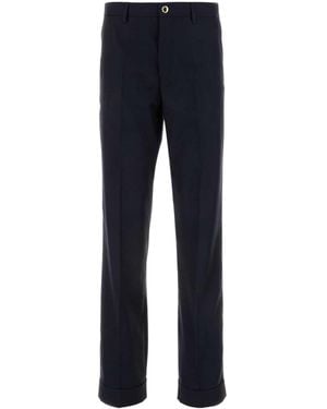 Miu Miu Pleated Batavia Pants - Blue