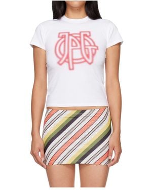 Jean Paul Gaultier Monogram Logo T-Shirt - White