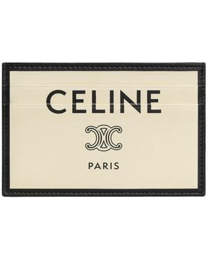 Celine Medium Card Holder - Natural