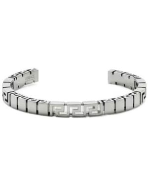 Versace Greek Pattern Bracelet - White
