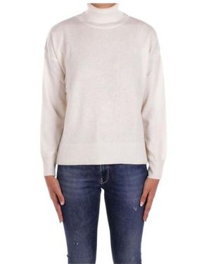 Woolrich Long Sleeve High Neck Jumper - Blue