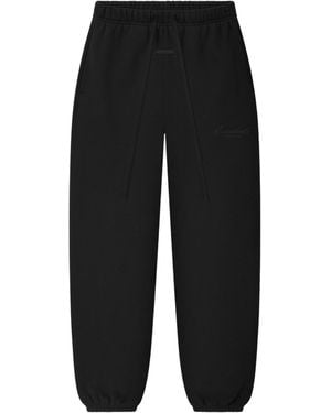 Fear Of God Logo Detailed Drawstring Track Trousers - Black