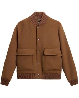 Woolrich Miles Bomber Jacket - Brown