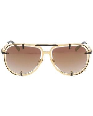 Frency & Mercury Cheetah Pilot Frame Sunglasses - Pink