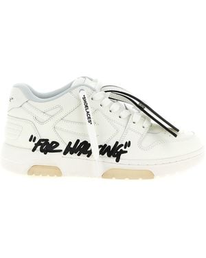 Off-White c/o Virgil Abloh Round-Toe Trainers - Metallic