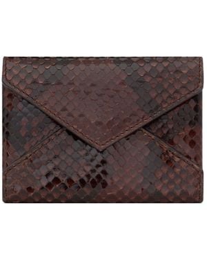 Saint Laurent Letter Card Case - Purple