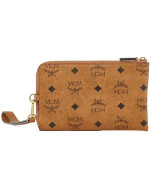 MCM Ottomar Travel Pouch Bag - Brown