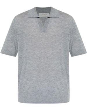 Lisa Yang Peter Knitted Polo Shirt - Gray