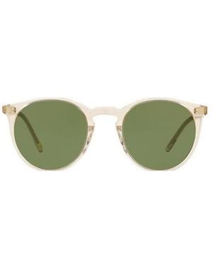 Oliver Peoples Logo Sunglasses - Green