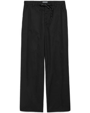Balenciaga Large-Fit Chino Trousers - Black