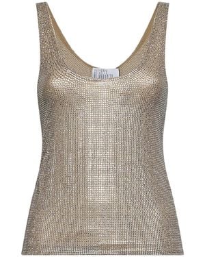 GIUSEPPE DI MORABITO Crystal-Embellished Top - Grey