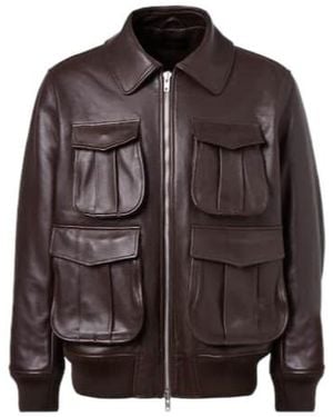 Simone Rocha Leather Jacket - Brown