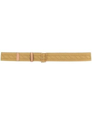 Tory Burch Simple Solid Color Belt - White
