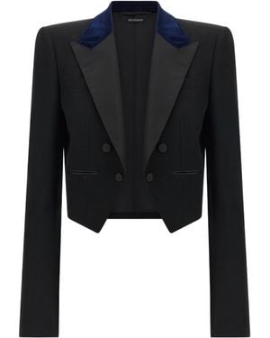 Tom Ford Cropped Blazer - Black