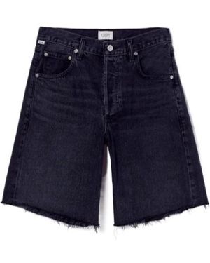 Citizens of Humanity Belt Loop Denim Shorts - Blue