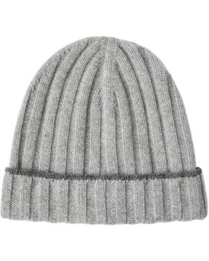 Brunello Cucinelli Cashmere Beanie - Gray
