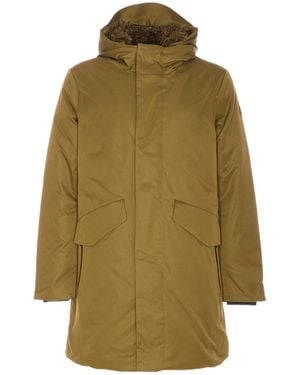 Save The Duck Hooded Padded Coat - Green