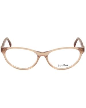 Max Mara Wayfarer Frame Glasses - Natural