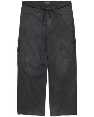 Balenciaga Cropped Cargo Trousers - Grey