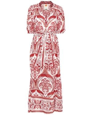 FARM Rio Tropical Cameo Maxi Dress - Red